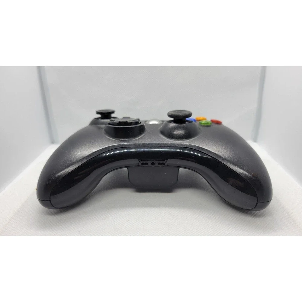 OEM Microsoft Xbox 360 Wireless Controller Black 1403 w/Rechargeable battery